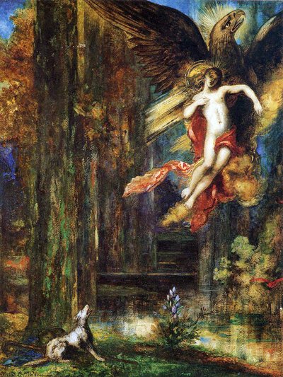 Ganymedes, 1886 door Gustave Moreau